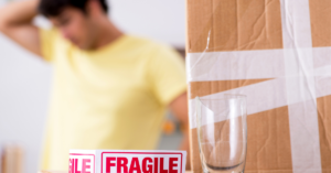 Summer moving fragile items